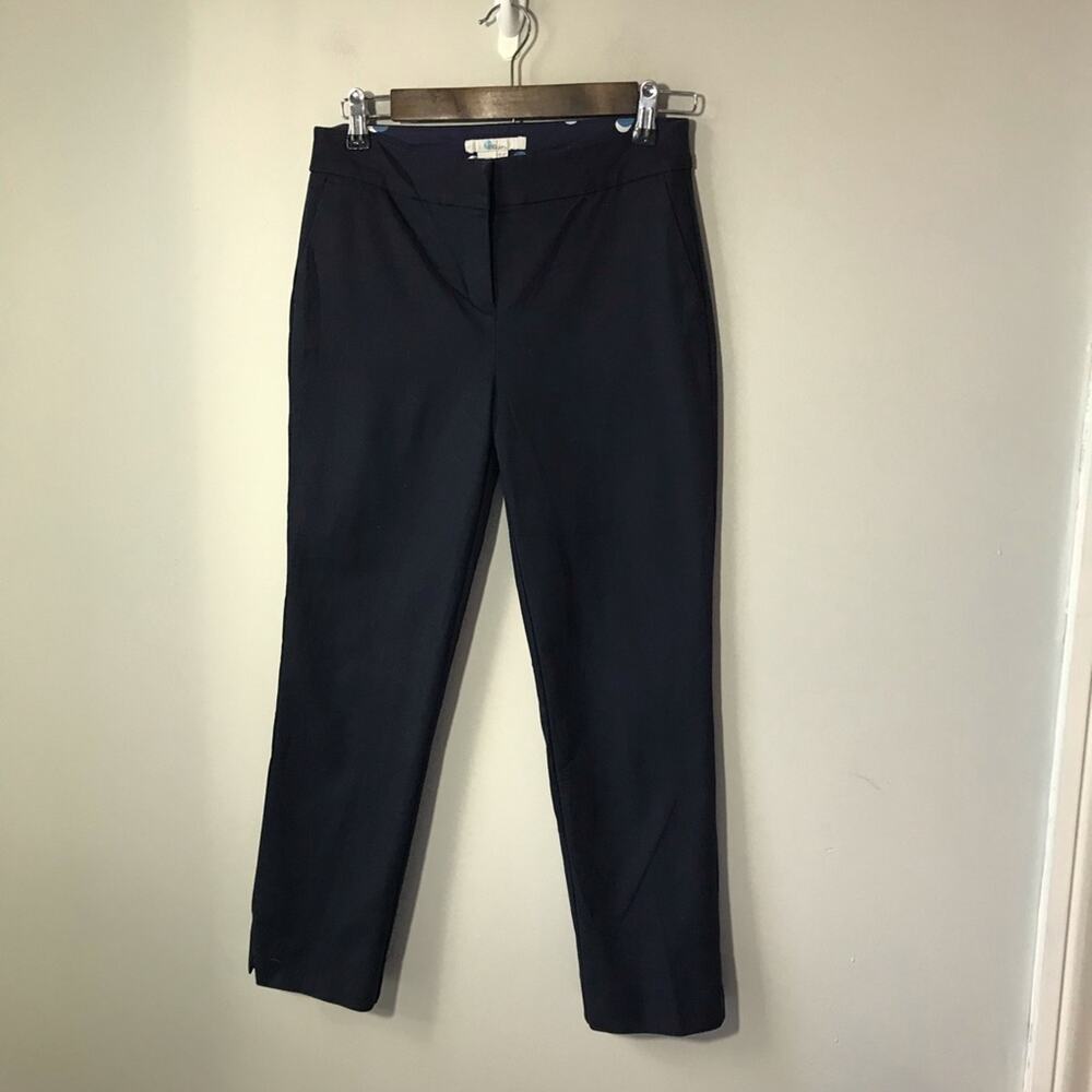 Boden 4P navy blue trousers pants business casual wardrobe essentials minimalist